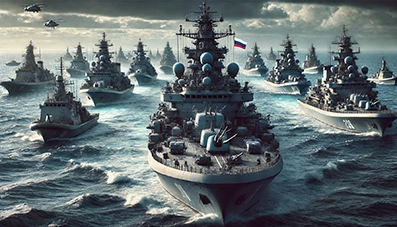 Russische Kriegsschiffe auf libyschem Marinestützpunkt gelandet